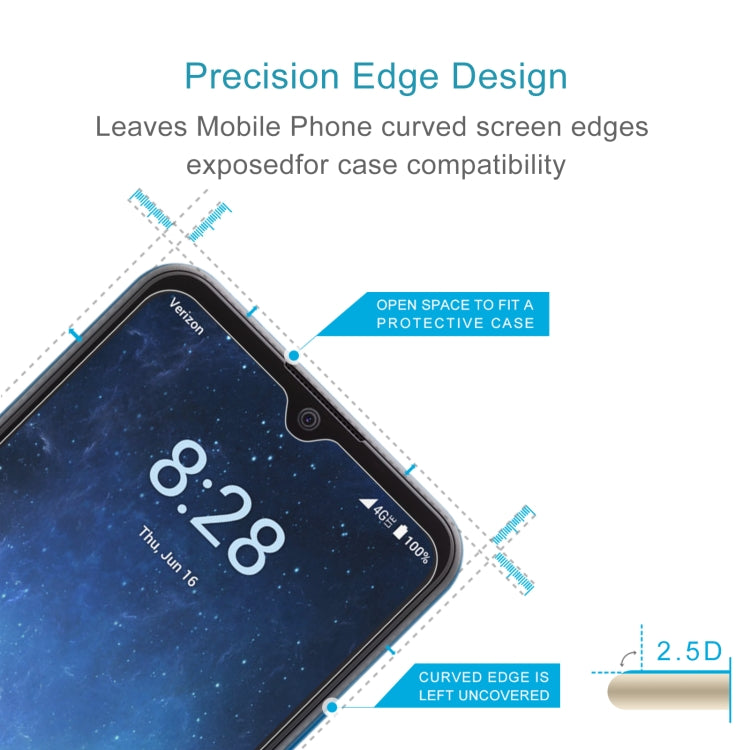 For Sharp Rouvo V 10pcs 0.26mm 9H 2.5D Tempered Glass Film