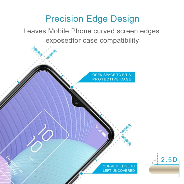 For TCL 405 10pcs 0.26mm 9H 2.5D Tempered Glass Film