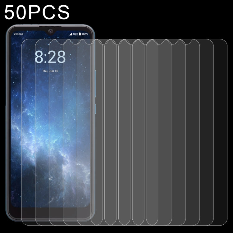 For Sharp Rouvo V 50pcs 0.26mm 9H 2.5D Tempered Glass Film