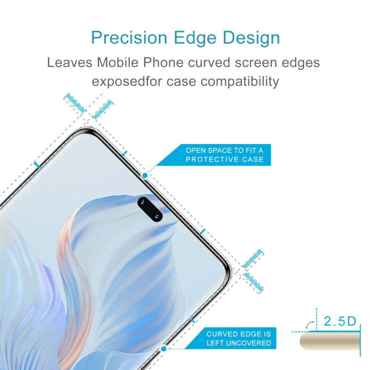 For Honor 80 / 80 SE 50pcs 0.26mm 9H 2.5D Tempered Glass Film