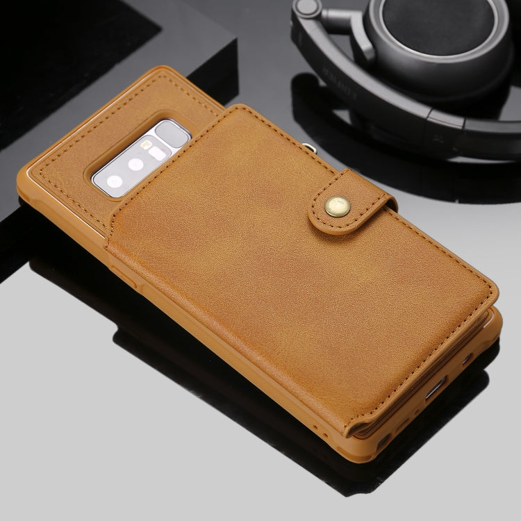 For Galaxy S8 Zipper Shockproof Protective Case with Card Slots & Bracket & Photo Holder & Wallet Function