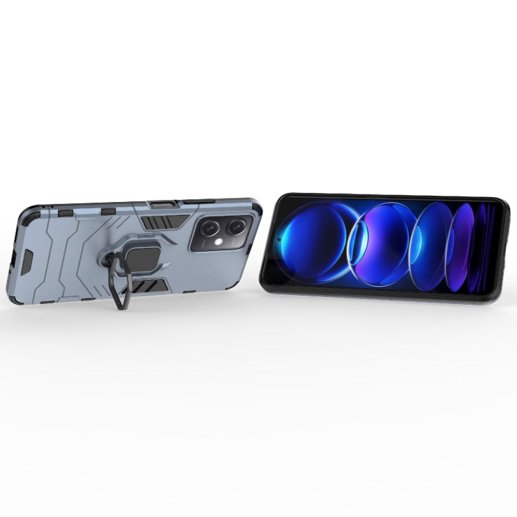 For Xiaomi Redmi Note 12 China PC + TPU Shockproof Protective Phone Case with Magnetic Ring Holder