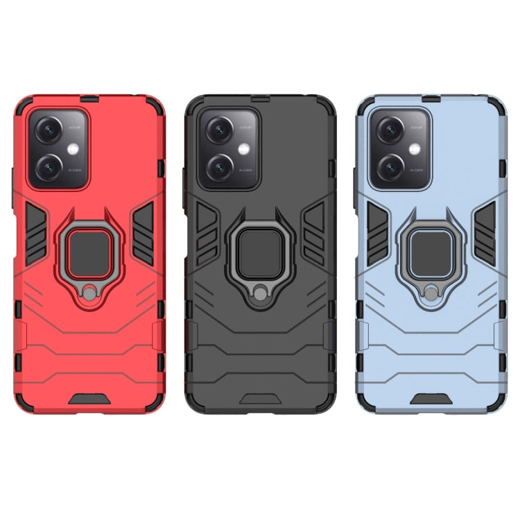 For Xiaomi Redmi Note 12 China PC + TPU Shockproof Protective Phone Case with Magnetic Ring Holder