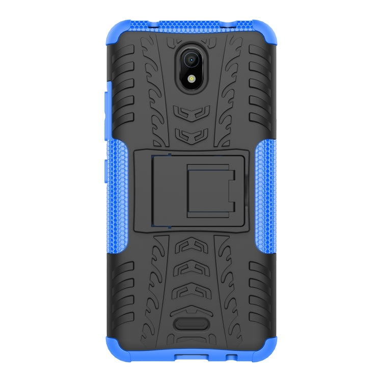 For Nokia C100 Tire Texture TPU + PC Phone Case with Holder