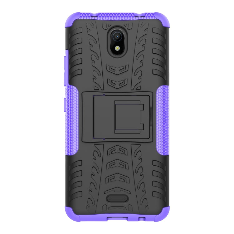 For Nokia C100 Tire Texture TPU + PC Phone Case with Holder