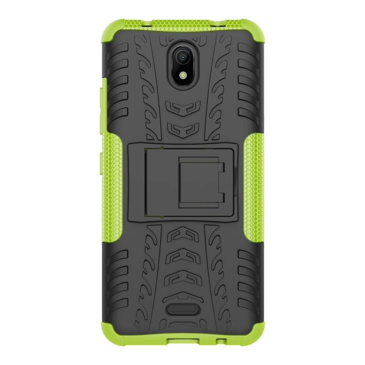 For Nokia C100 Tire Texture TPU + PC Phone Case with Holder
