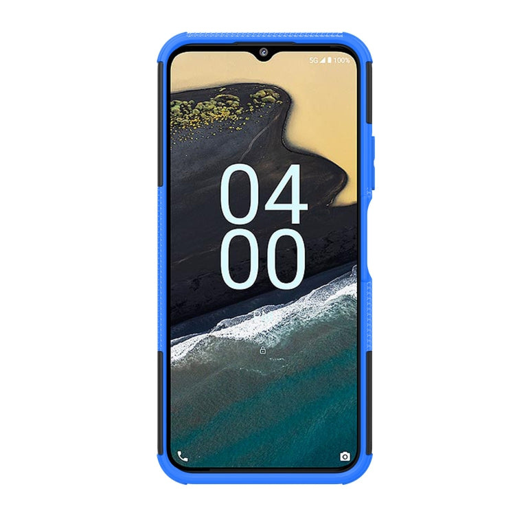 For Nokia G100 Tire Texture TPU + PC Phone Case with Holder
