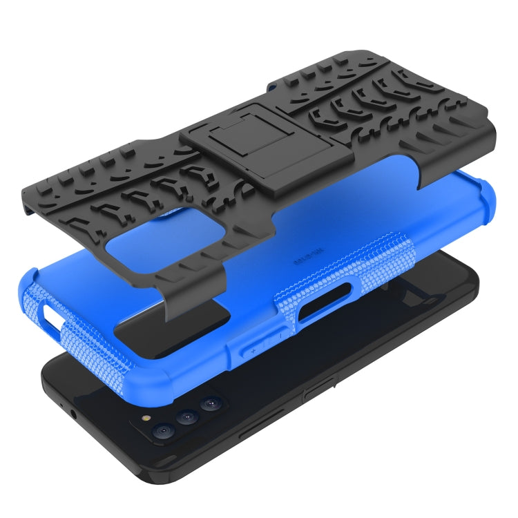 For Nokia G100 Tire Texture TPU + PC Phone Case with Holder