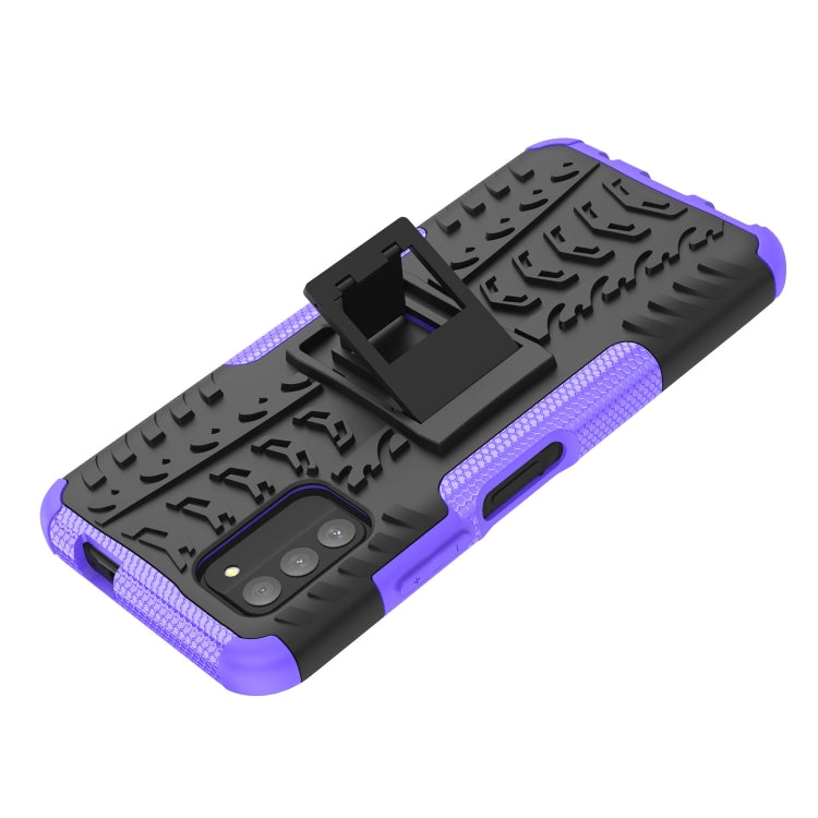 For Nokia G100 Tire Texture TPU + PC Phone Case with Holder