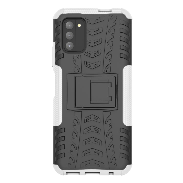 For Nokia G100 Tire Texture TPU + PC Phone Case with Holder