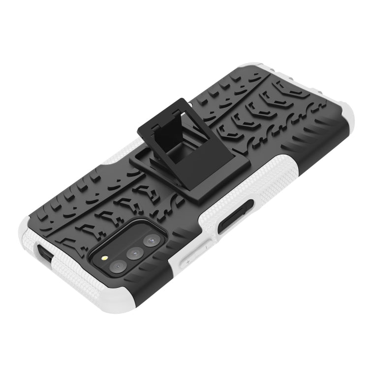For Nokia G100 Tire Texture TPU + PC Phone Case with Holder