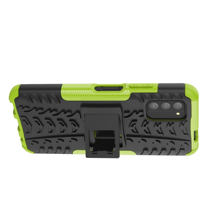 For Nokia G100 Tire Texture TPU + PC Phone Case with Holder