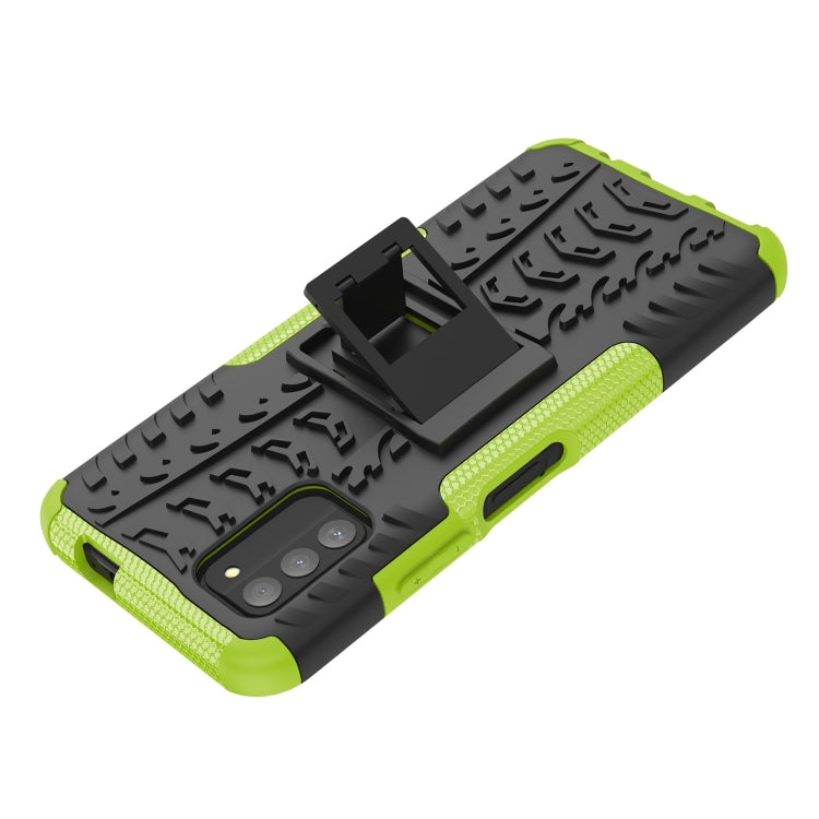 For Nokia G100 Tire Texture TPU + PC Phone Case with Holder