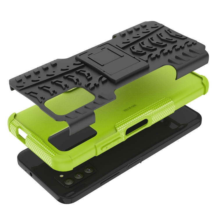 For Nokia G100 Tire Texture TPU + PC Phone Case with Holder