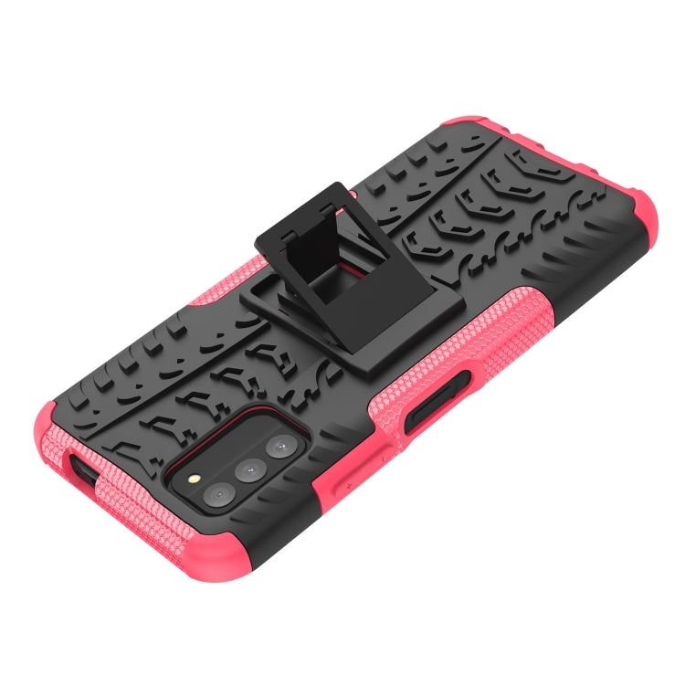 For Nokia G100 Tire Texture TPU + PC Phone Case with Holder