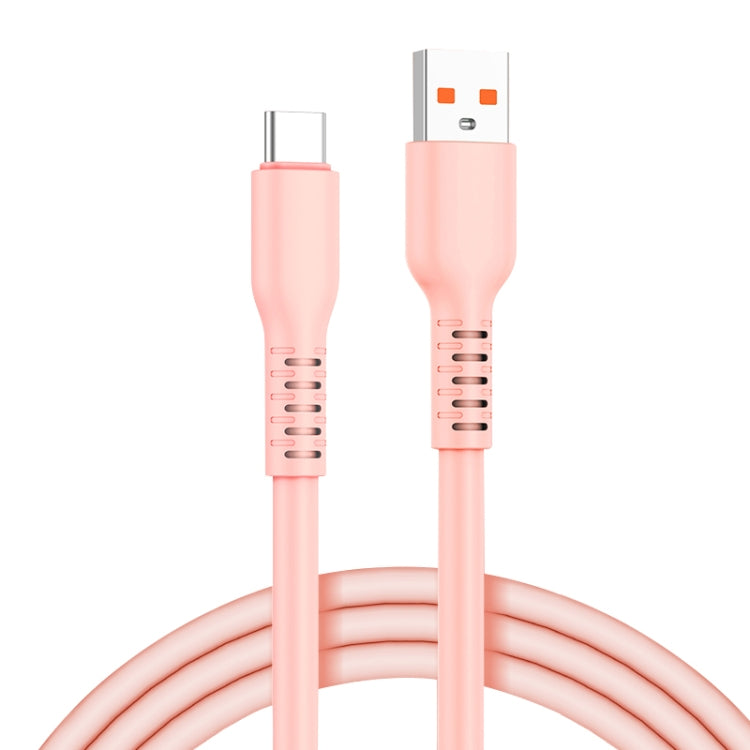 ADC-014 6A USB to USB-C/Type-C Liquid Silicone Data Cable, Length:0.5m