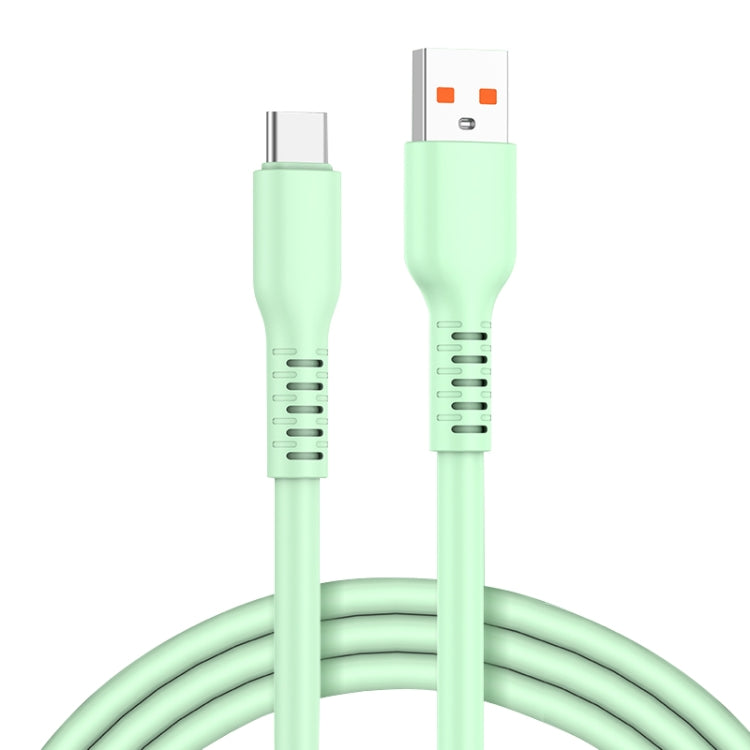 ADC-014 6A USB to USB-C/Type-C Liquid Silicone Data Cable, Length:0.5m
