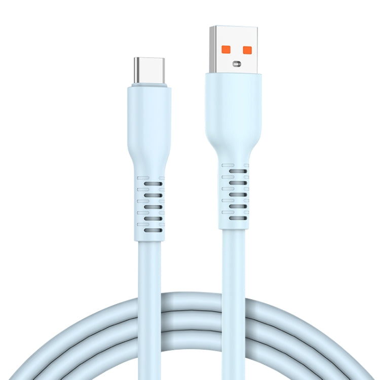 ADC-014 6A USB to USB-C/Type-C Liquid Silicone Data Cable, Length:0.5m