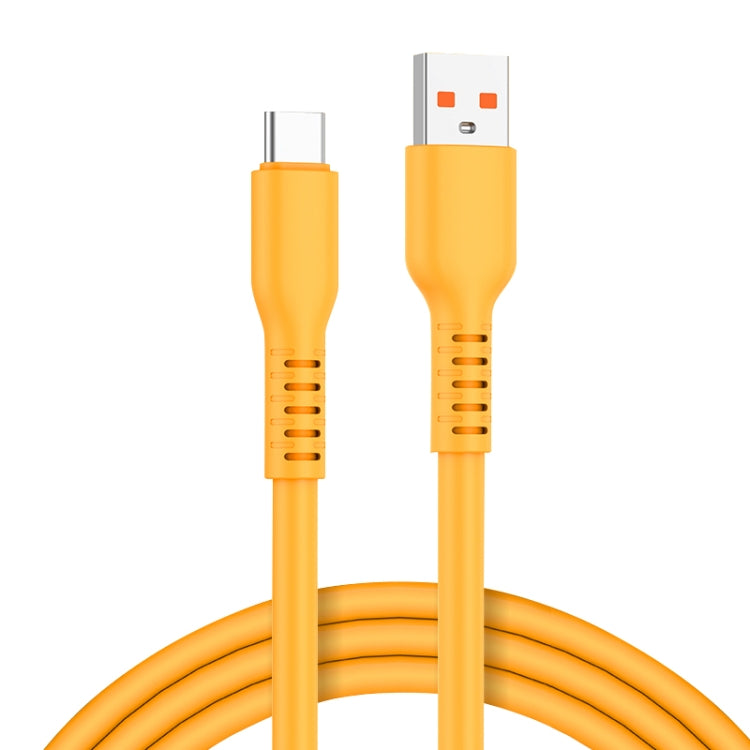 ADC-014 6A USB to USB-C/Type-C Liquid Silicone Data Cable, Length:0.5m