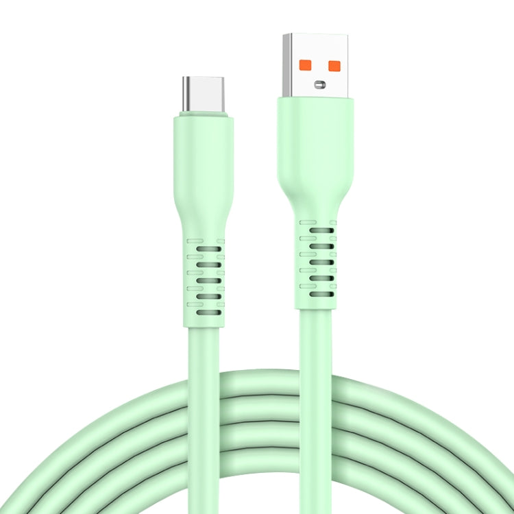 ADC-014 6A USB to USB-C/Type-C Liquid Silicone Data Cable, Length:1m