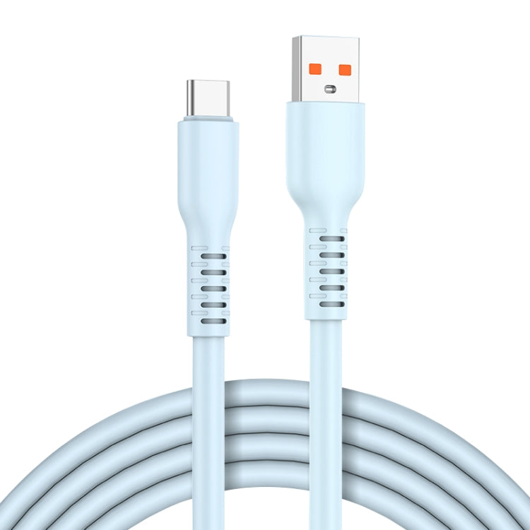 ADC-014 6A USB to USB-C/Type-C Liquid Silicone Data Cable, Length:1m