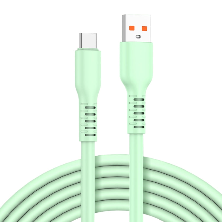 ADC-014 6A USB to USB-C/Type-C Liquid Silicone Data Cable, Length:2m
