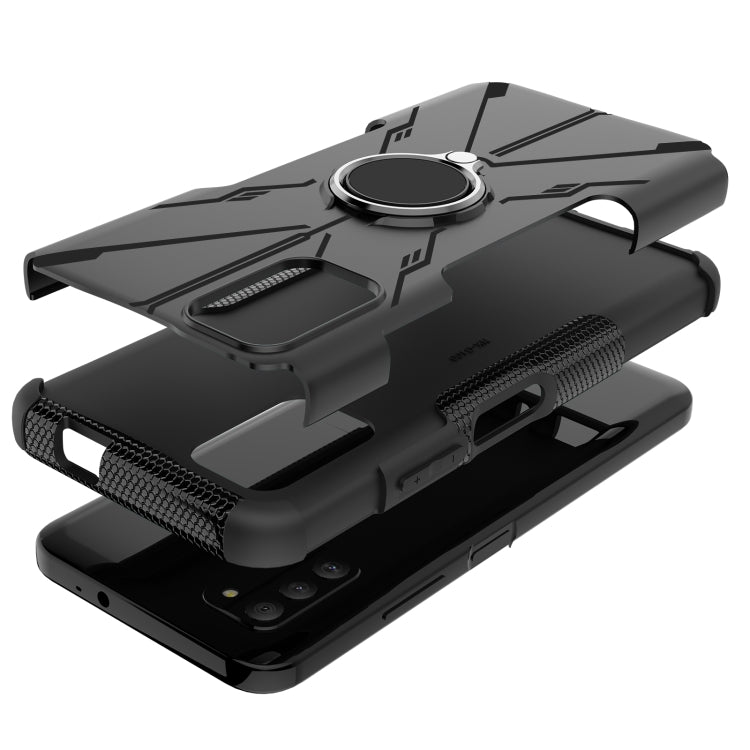 For Nokia G100 Armor Bear Shockproof PC + TPU Phone Case with Ring