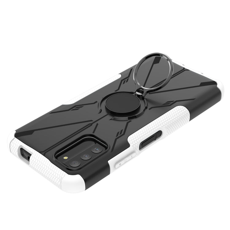 For Nokia G100 Armor Bear Shockproof PC + TPU Phone Case with Ring
