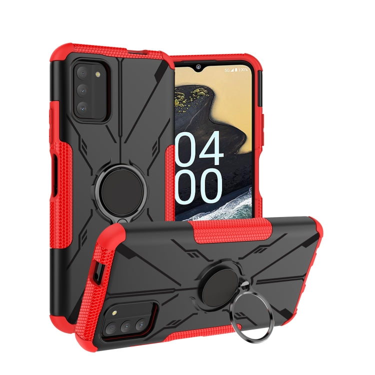 For Nokia G100 Armor Bear Shockproof PC + TPU Phone Case with Ring