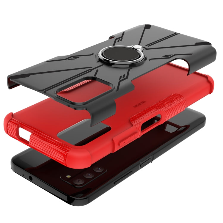 For Nokia G100 Armor Bear Shockproof PC + TPU Phone Case with Ring