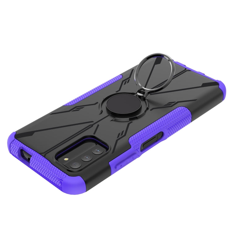 For Nokia G100 Armor Bear Shockproof PC + TPU Phone Case with Ring