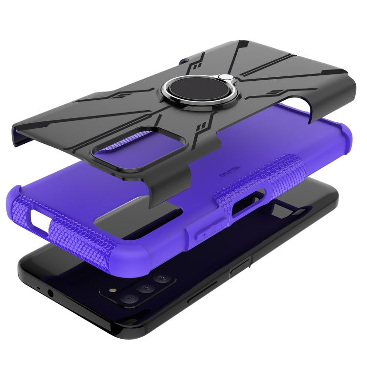 For Nokia G100 Armor Bear Shockproof PC + TPU Phone Case with Ring