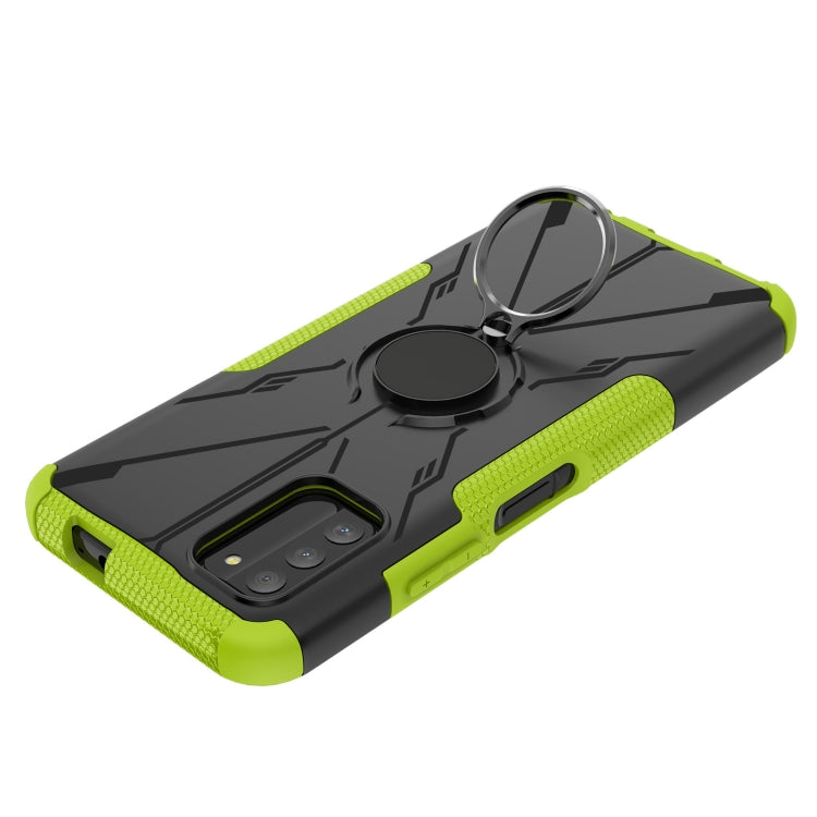 For Nokia G100 Armor Bear Shockproof PC + TPU Phone Case with Ring