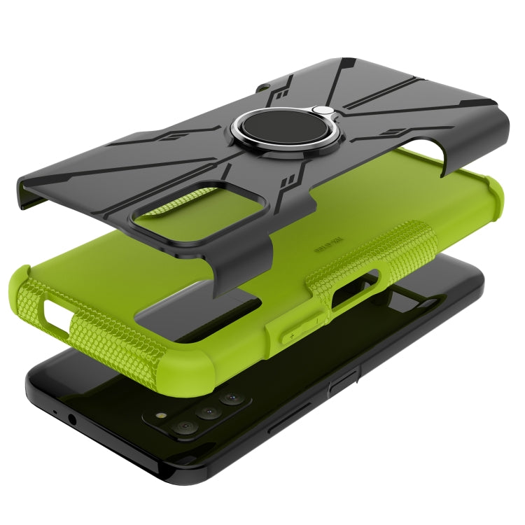 For Nokia G100 Armor Bear Shockproof PC + TPU Phone Case with Ring
