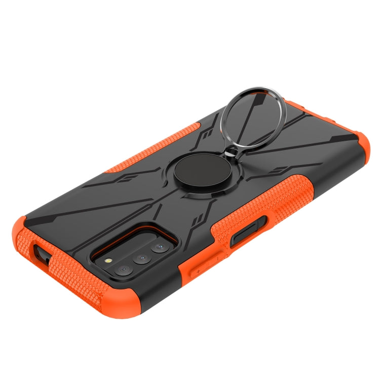 For Nokia G100 Armor Bear Shockproof PC + TPU Phone Case with Ring