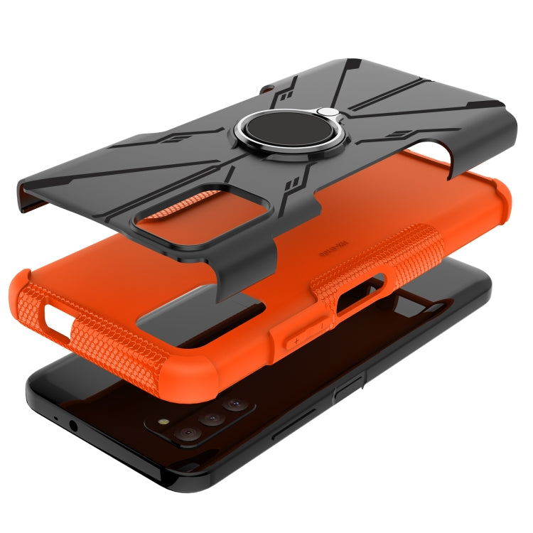 For Nokia G100 Armor Bear Shockproof PC + TPU Phone Case with Ring