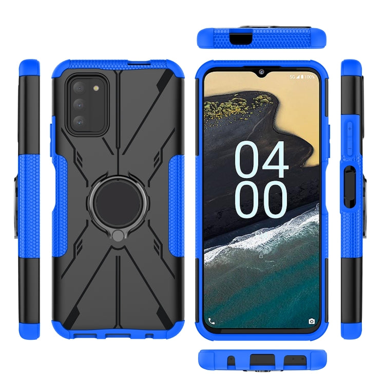 For Nokia G100 Armor Bear Shockproof PC + TPU Phone Case with Ring
