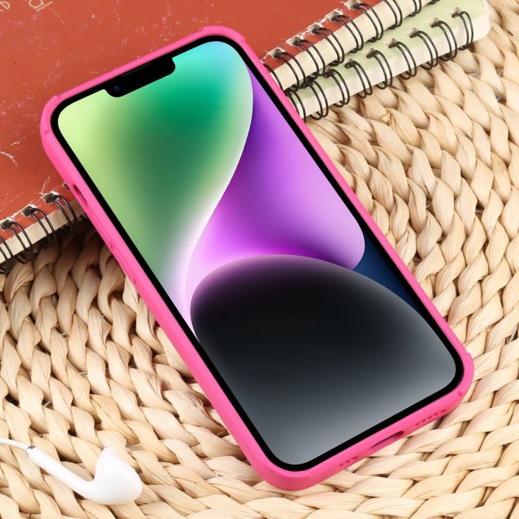 For iPhone 14 Plus Weave Texture Silicone Phone Case