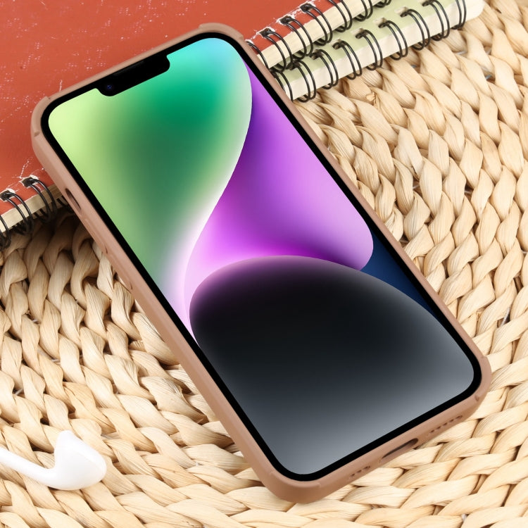 For iPhone 14 Plus Weave Texture Silicone Phone Case