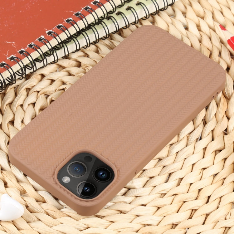 For iPhone 14 Pro Weave Texture Silicone Phone Case