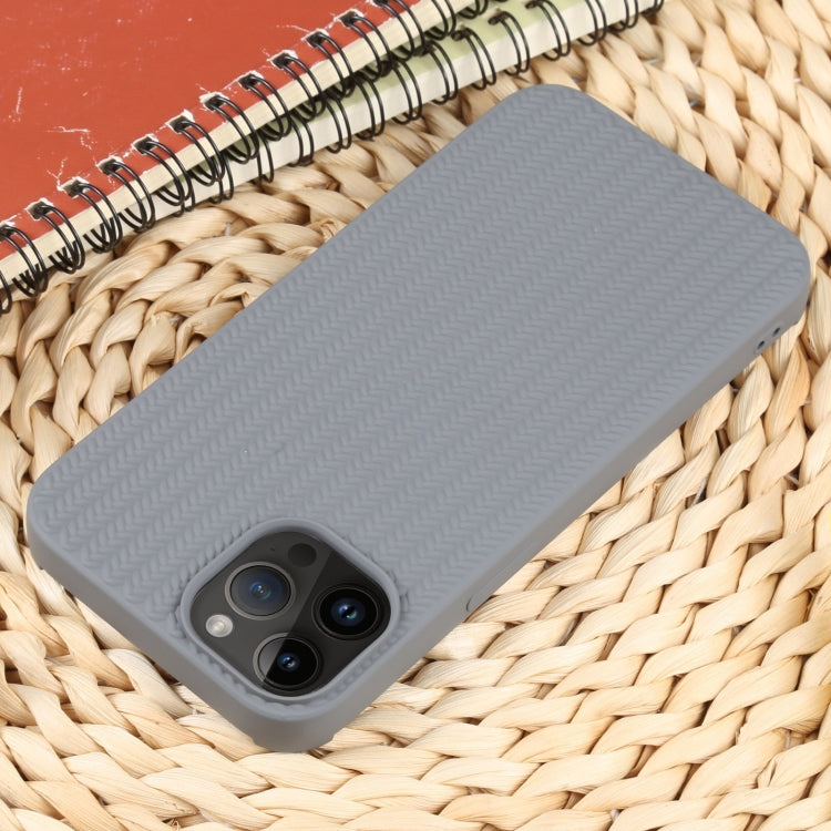 For iPhone 14 Pro Weave Texture Silicone Phone Case