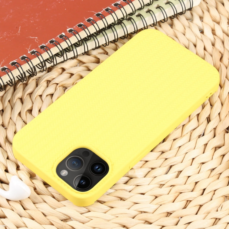 For iPhone 14 Pro Max Weave Texture Silicone Phone Case