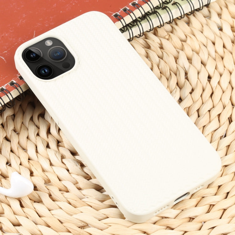 For iPhone 14 Pro Max Weave Texture Silicone Phone Case
