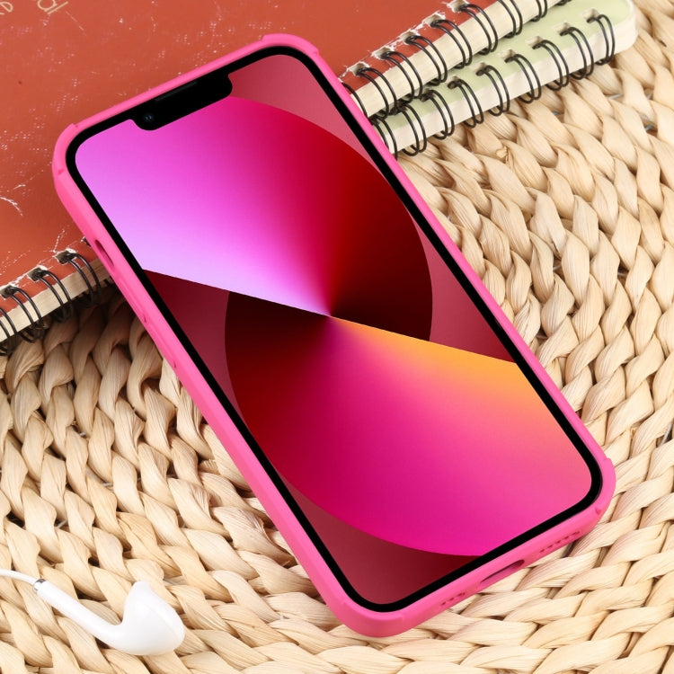For iPhone 13 Weave Texture Silicone Phone Case