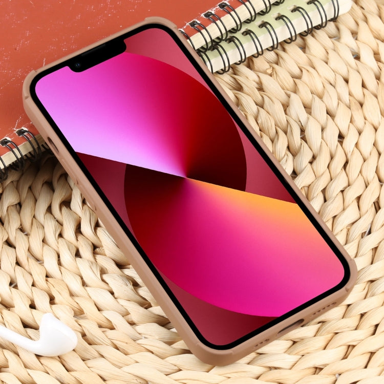 For iPhone 13 Weave Texture Silicone Phone Case