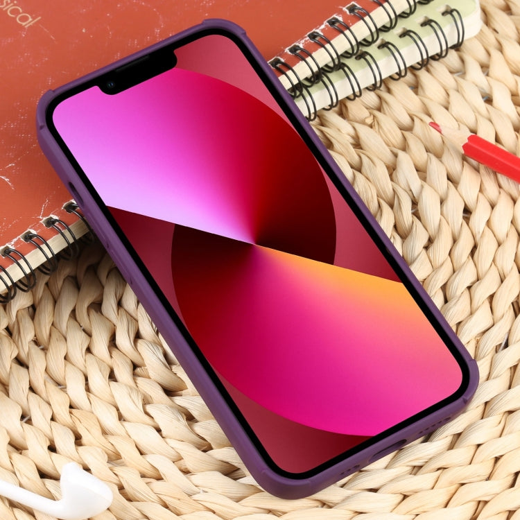 For iPhone 13 Weave Texture Silicone Phone Case