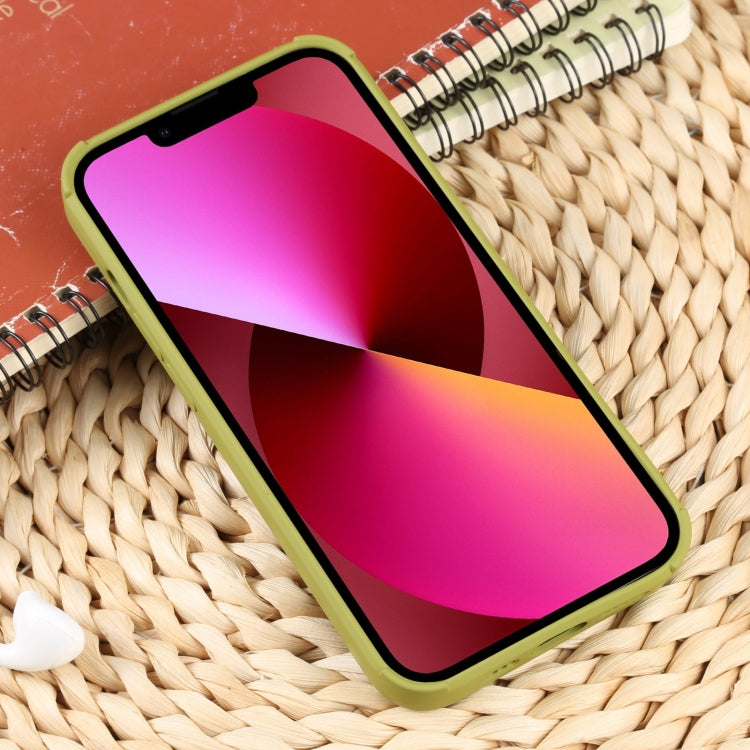 For iPhone 13 Weave Texture Silicone Phone Case