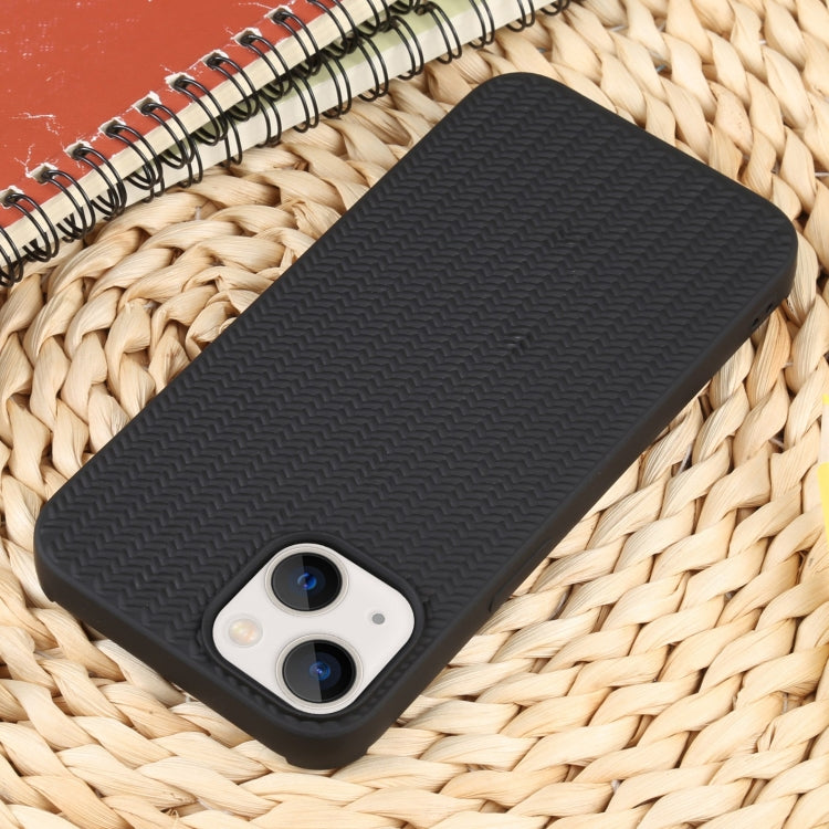 For iPhone 13 Weave Texture Silicone Phone Case