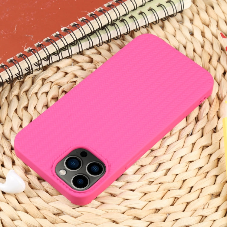 For iPhone 13 Pro Weave Texture Silicone Phone Case