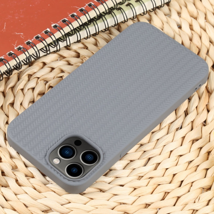 For iPhone 13 Pro Weave Texture Silicone Phone Case